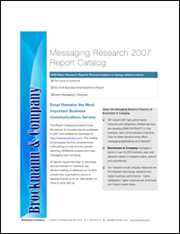 2007 Messaging Catalog