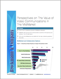 Perspective on The Value of Video Communications in The MidMarket