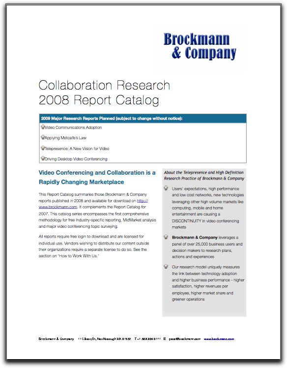 2008 Collaboration Catalog