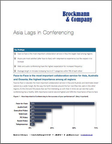 Asia Lags in Conferencing