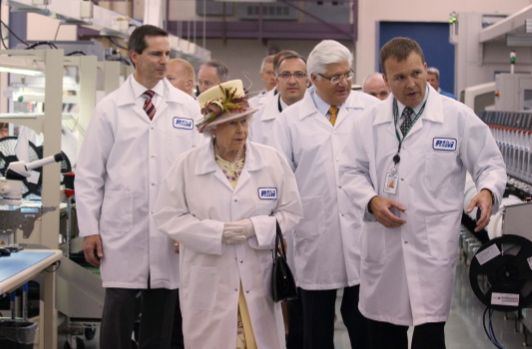 Queen Elizabeth Visits RIM-Waterloo
